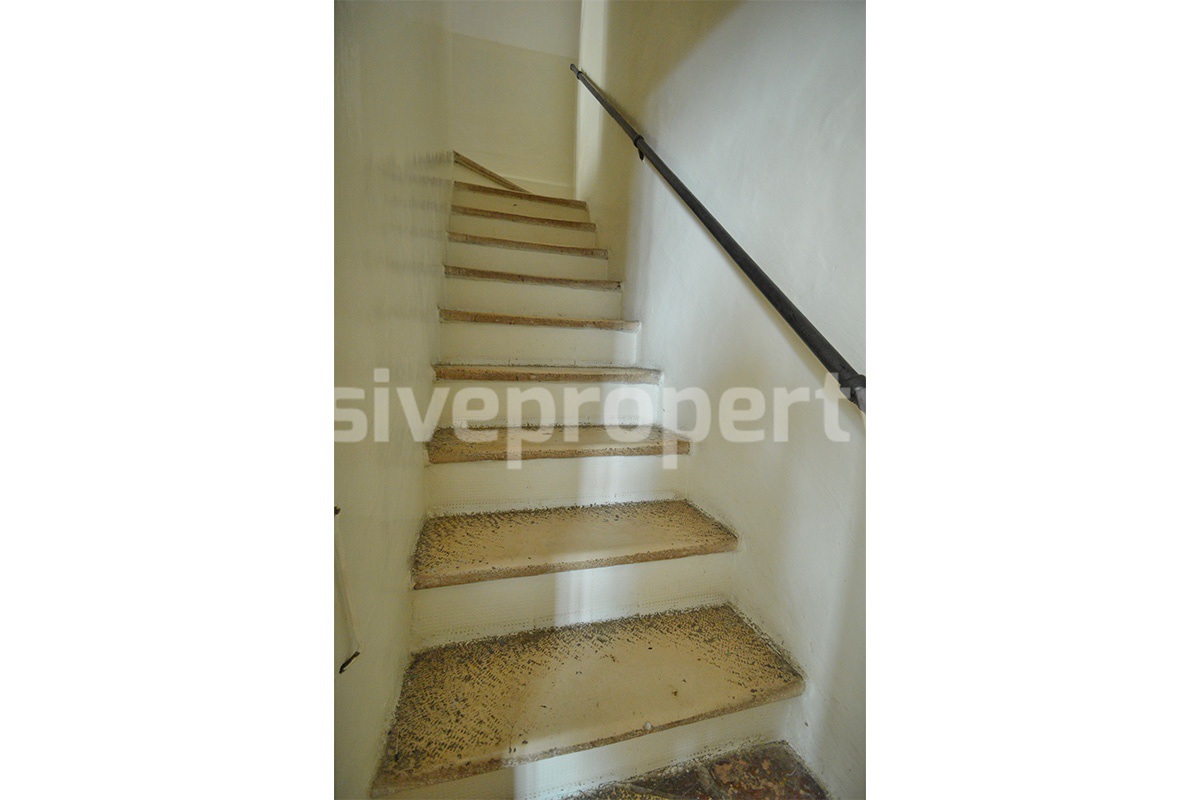 Authentic Italian Home for Sale in Italy - Larino - Molise - Historic Stone House with Original Floors