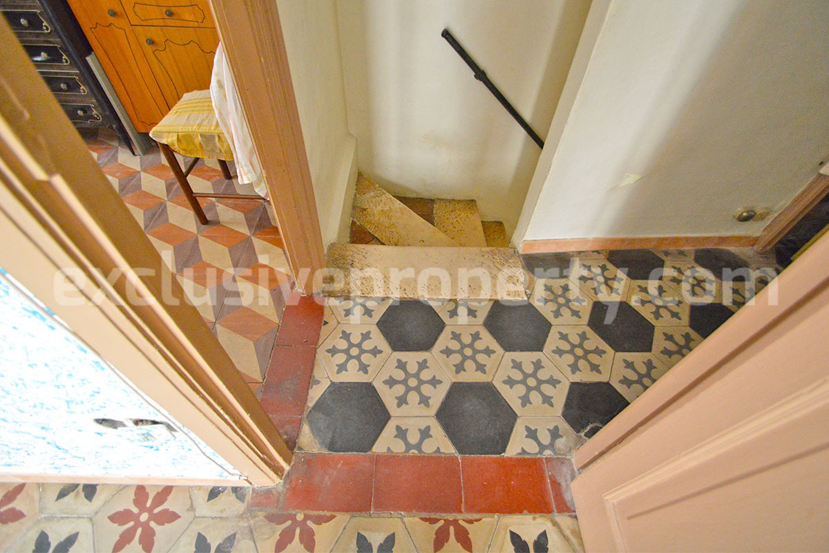 Authentic Italian Home for Sale in Italy - Larino - Molise - Historic Stone House with Original Floors
