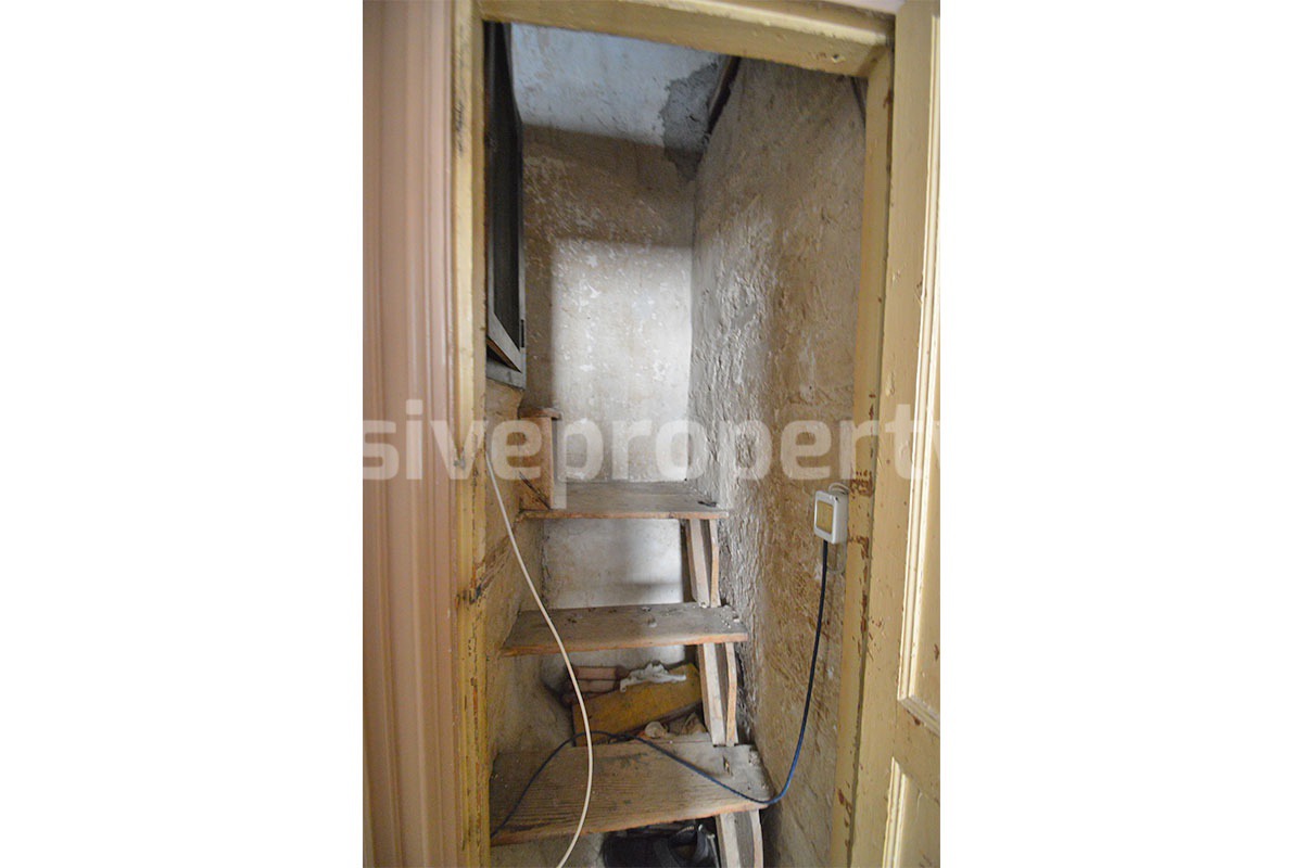 Authentic Italian Home for Sale in Italy - Larino - Molise - Historic Stone House with Original Floors