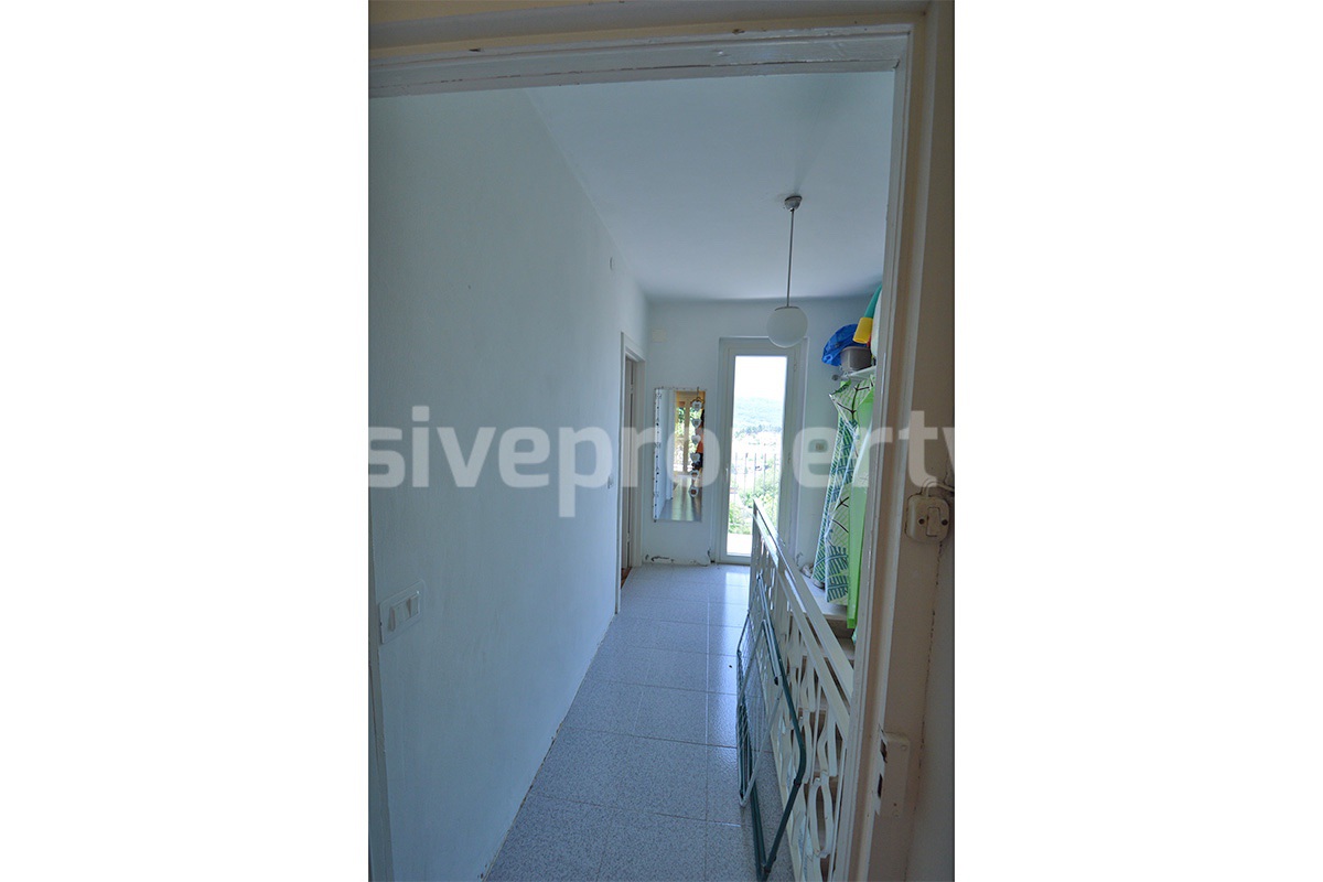 Furnished Townhouse with Panoramic Balconies for Sale in Celenza sul Trigno - Abruzzo