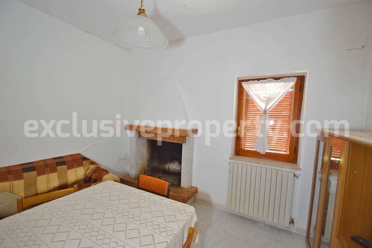Authentic Italian Country House for Sale in Abruzzo - 260 sqm Home with Land - Garages and Panoramic Views