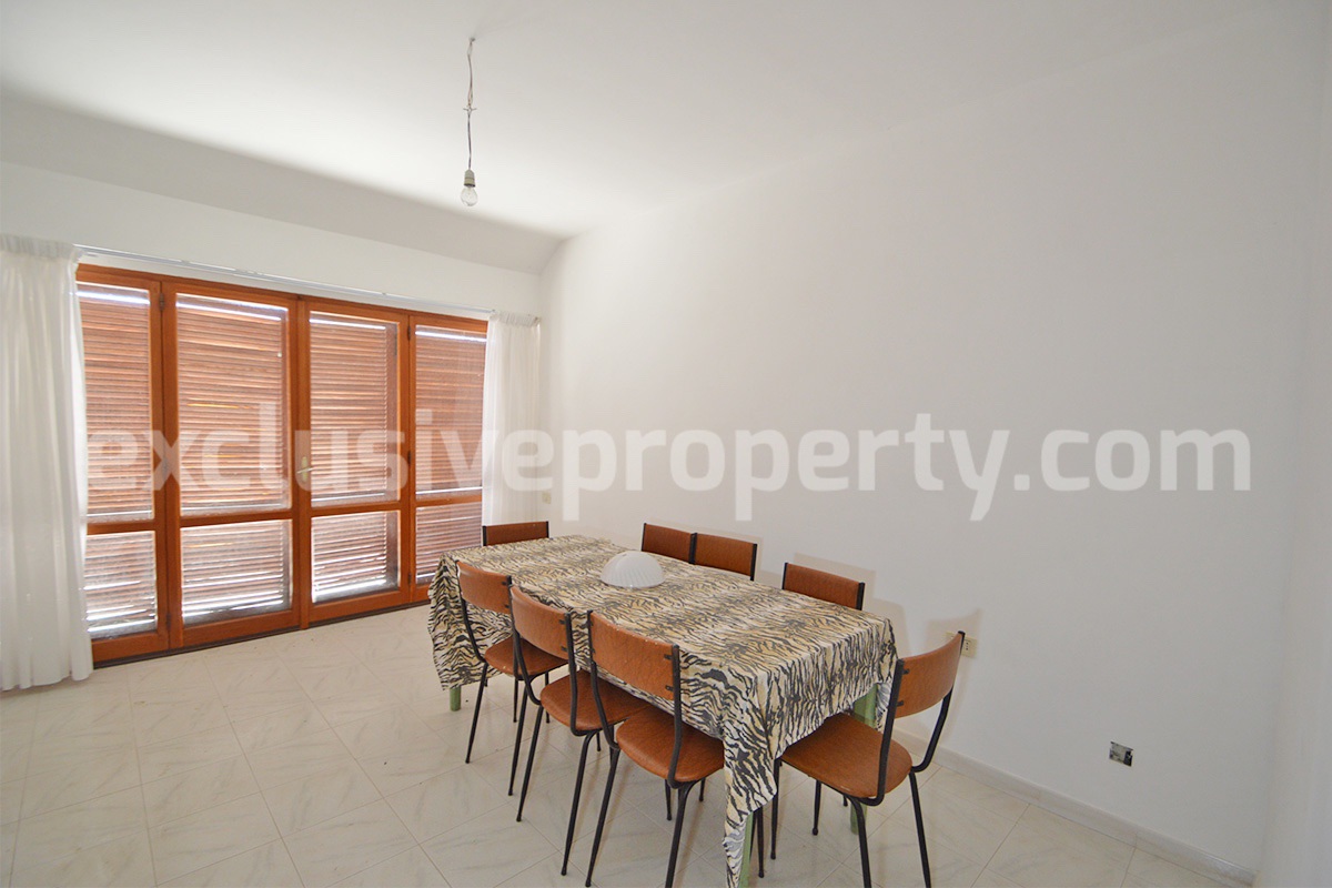 Authentic Italian Country House for Sale in Abruzzo - 260 sqm Home with Land - Garages and Panoramic Views