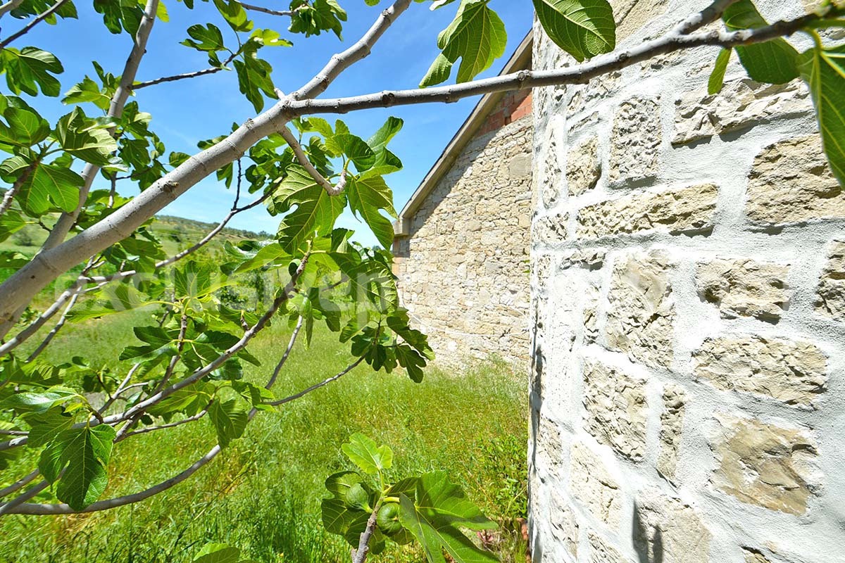 Authentic Italian Country House for Sale in Abruzzo - 260 sqm Home with Land - Garages and Panoramic Views