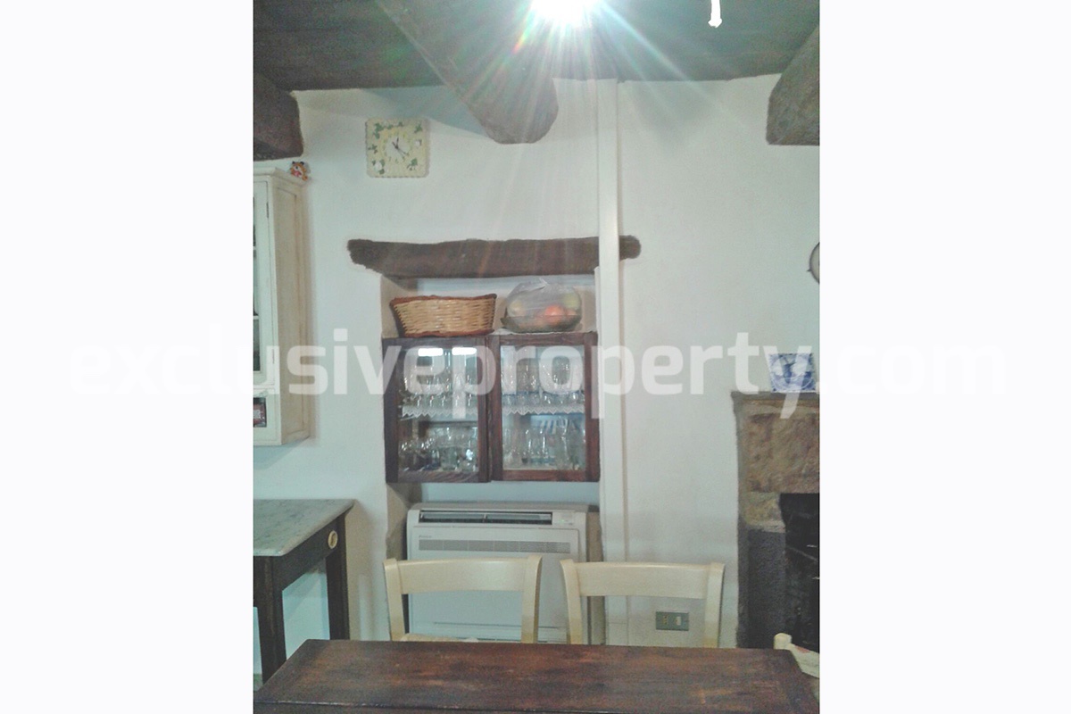 Renovated property with wooden beams and stone structure for sale in Italy