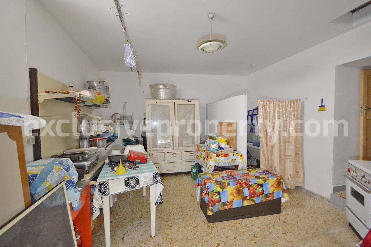 House for Sale in Italy - Independent Historical Palace in Molise with 160 sqm and Original Features