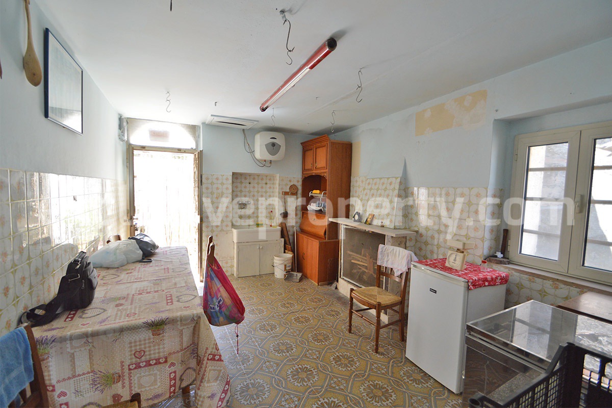 House for Sale in Italy  - Tiny Habitable Home in Montefalcone del Sannio - Molise with Sea and Hill Views