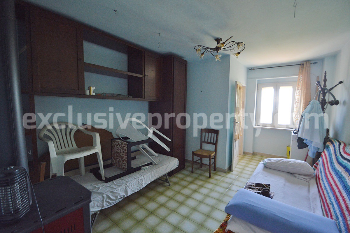 House for Sale in Italy  - Tiny Habitable Home in Montefalcone del Sannio - Molise with Sea and Hill Views