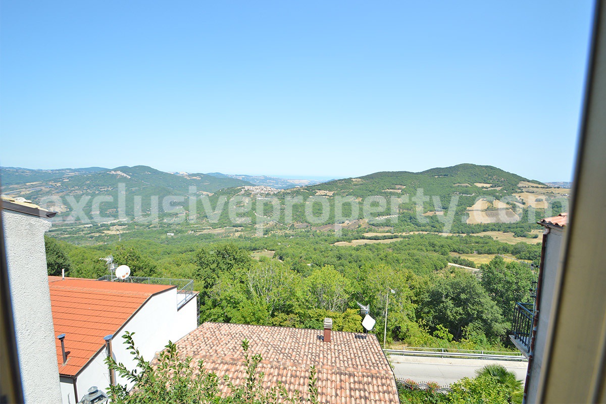 House for Sale in Italy  - Tiny Habitable Home in Montefalcone del Sannio - Molise with Sea and Hill Views
