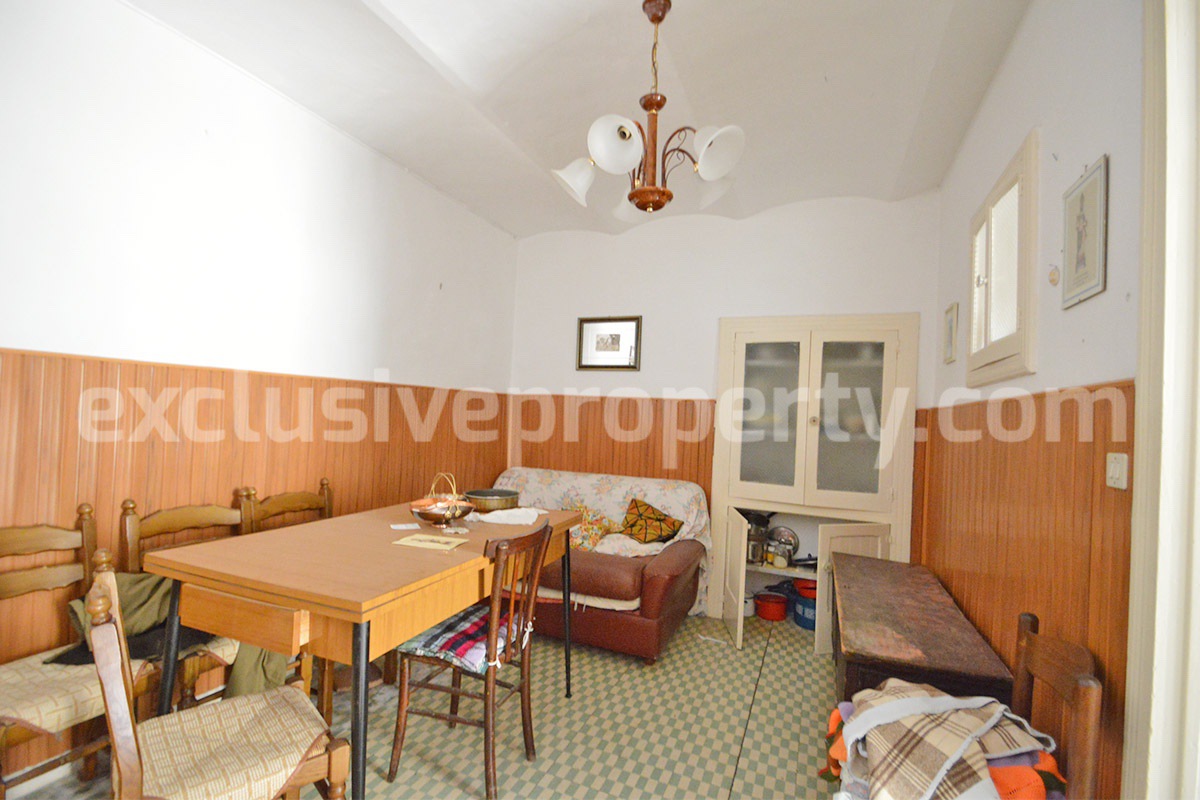 Furnished Townhouse for Sale in Lucito -  Molise - Historic Italian Village Home
