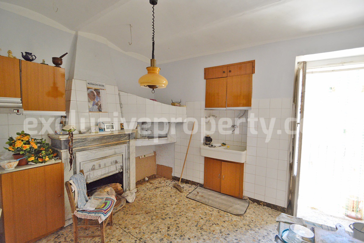 Furnished Townhouse for Sale in Lucito -  Molise - Historic Italian Village Home