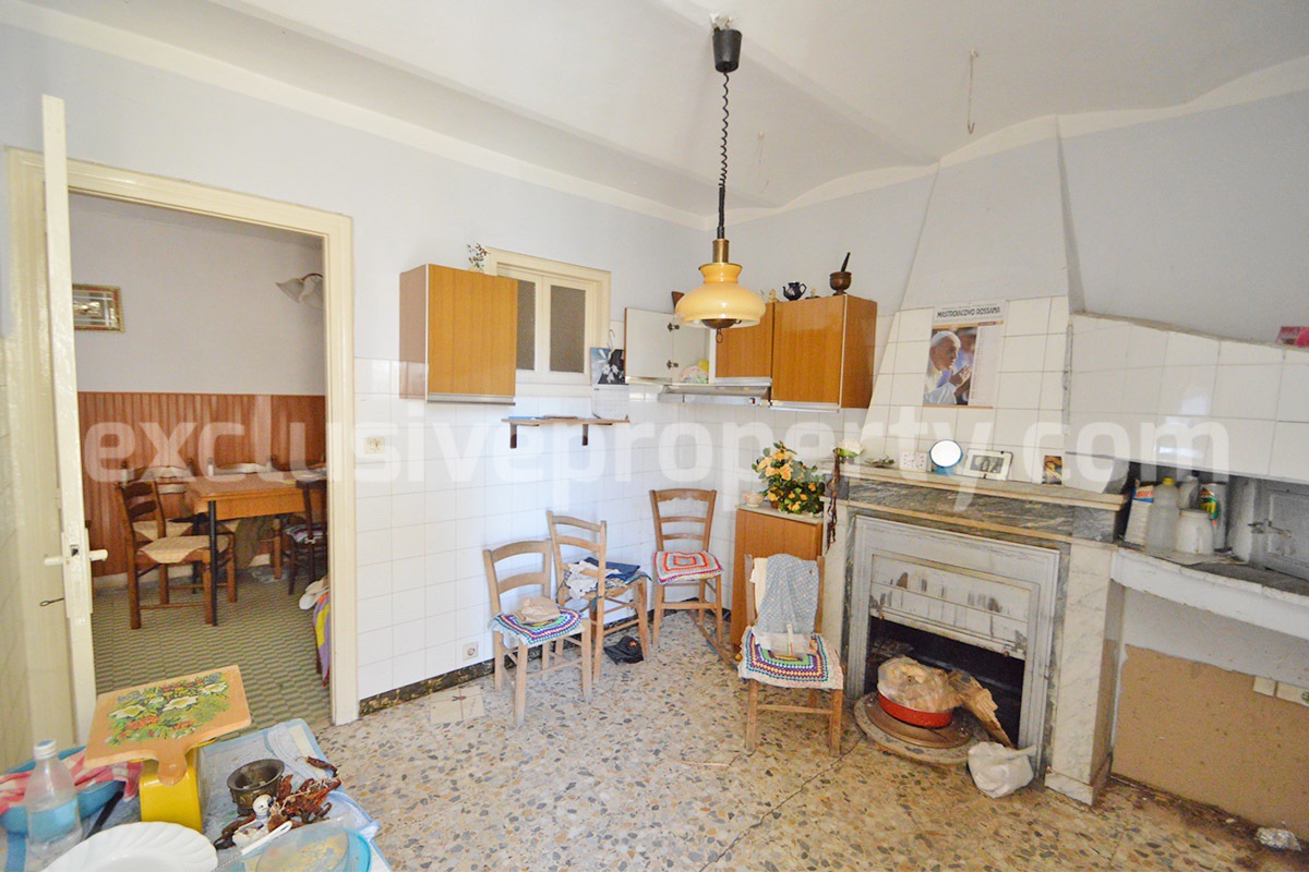 Furnished Townhouse for Sale in Lucito -  Molise - Historic Italian Village Home