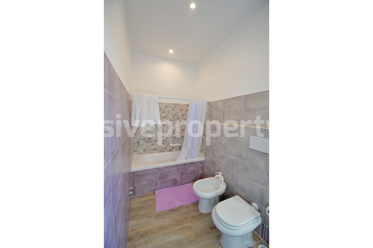 Completely renovated house with garden for sale in the Molise region
