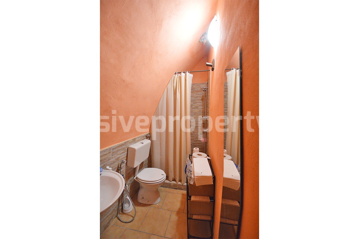 Stone house for sale in Casacalenda - Molise - Furnished with panoramic views and wooden roof