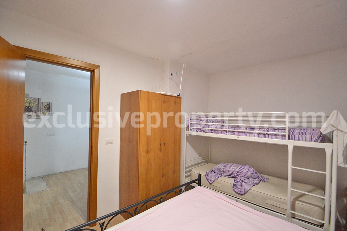 Stone house for sale in Casacalenda - Molise - Furnished with panoramic views and wooden roof