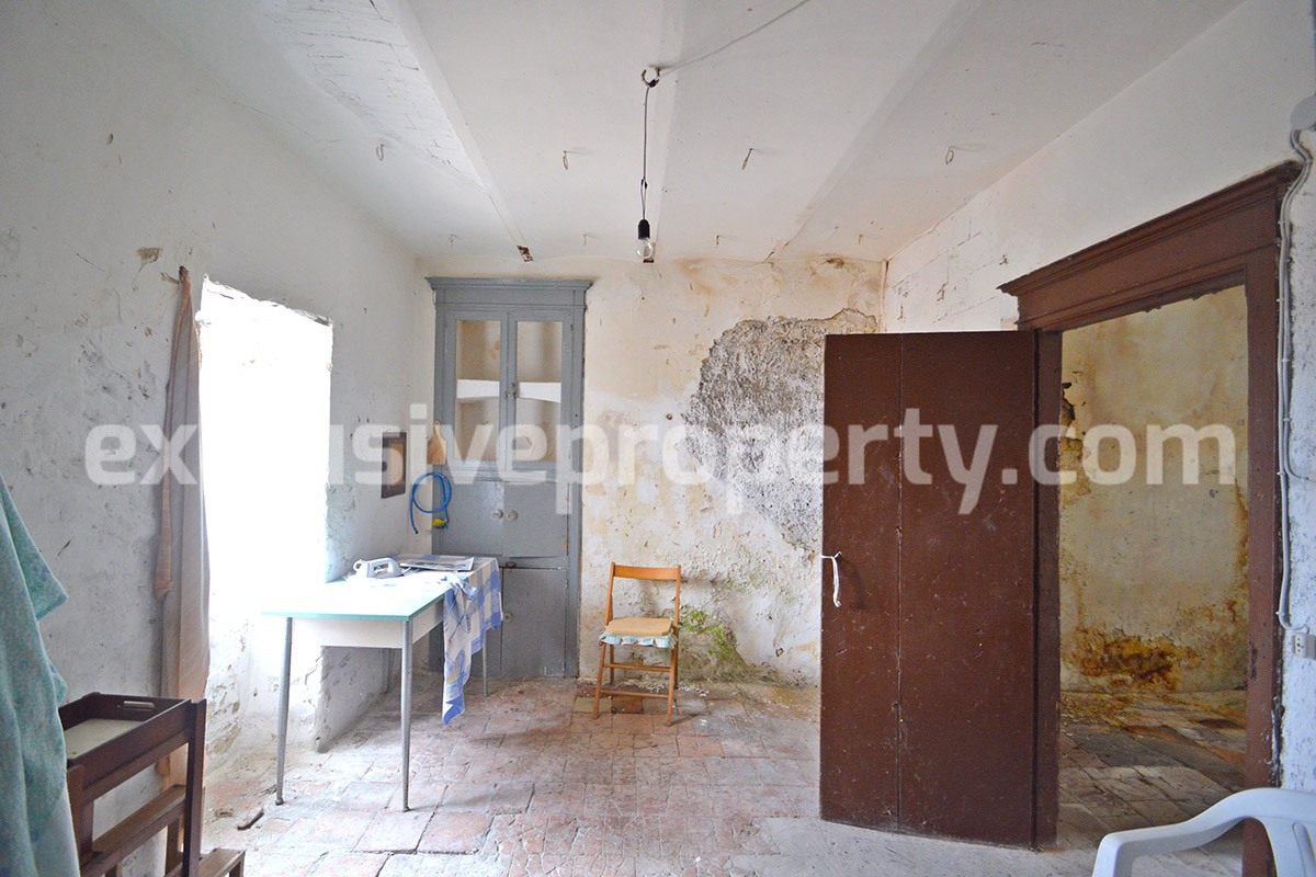 Ancient stone and brick property in the medieval village for sale in Italy 6
