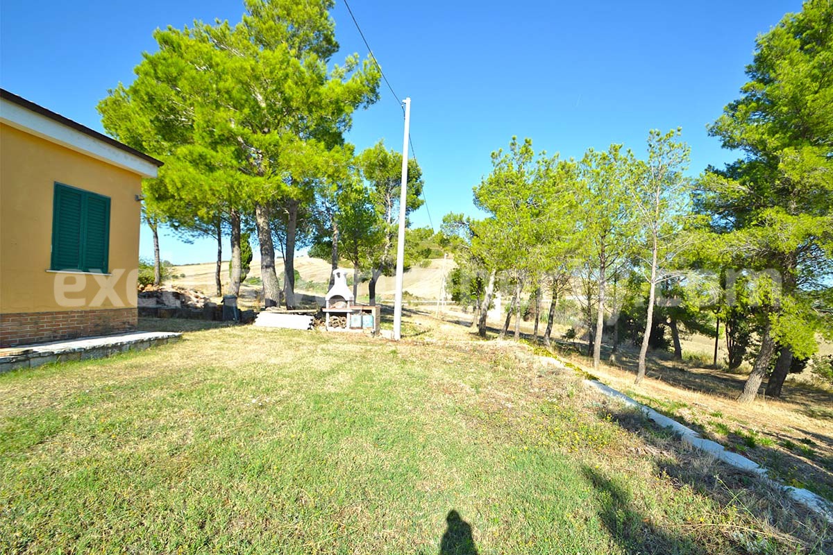 Country house for sale in Italy in Molise with sea view and land