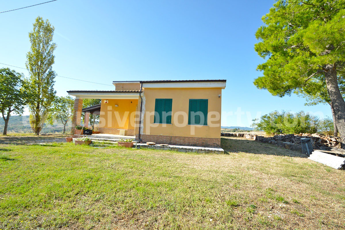 Country house for sale in Italy in Molise with sea view and land