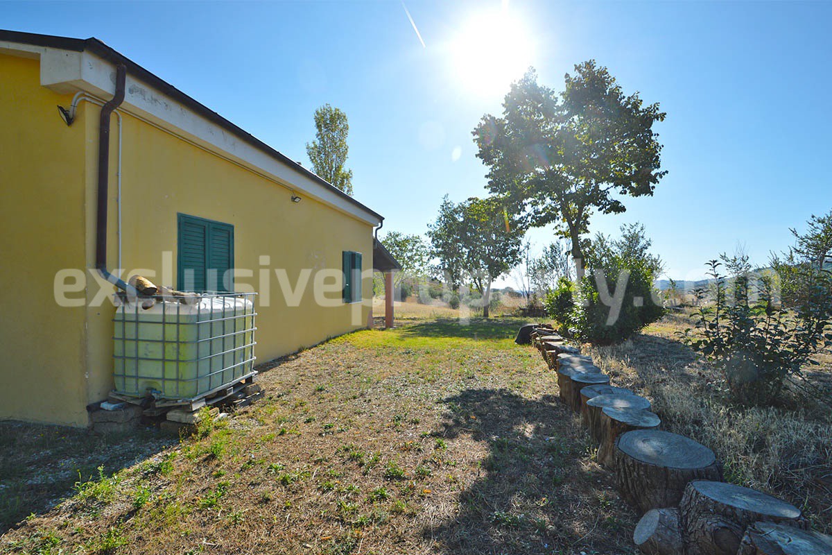 Country house for sale in Italy in Molise with sea view and land