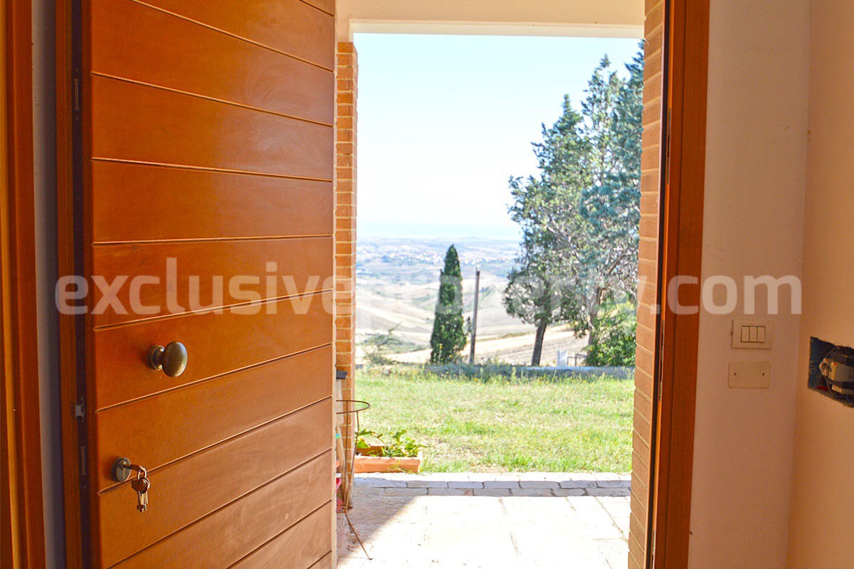 Country house for sale in Italy in Molise with sea view and land