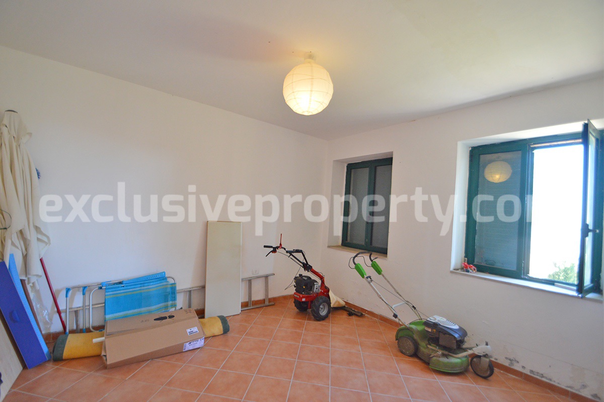 Country house for sale in Italy in Molise with sea view and land