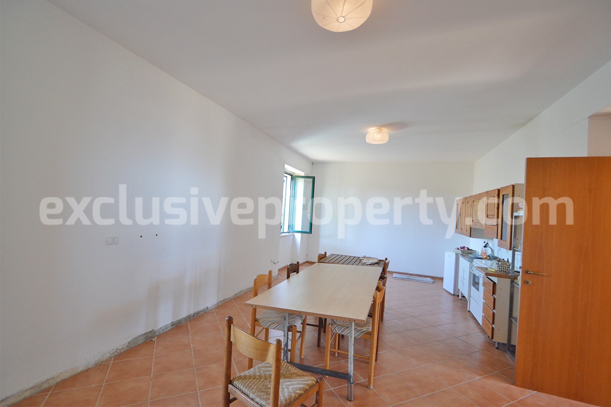 Country house for sale in Italy in Molise with sea view and land