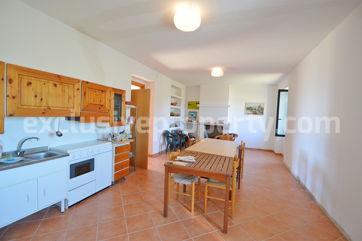 Country house for sale in Italy in Molise with sea view and land