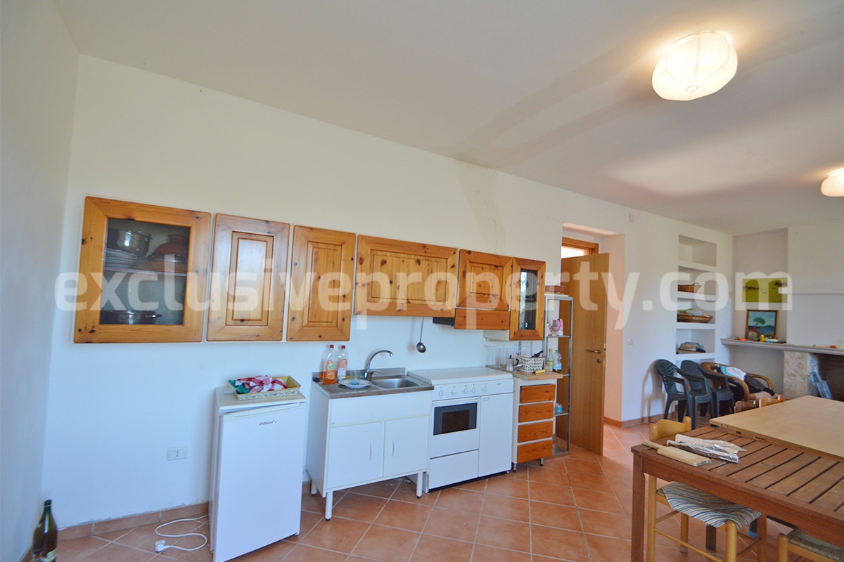 Country house for sale in Italy in Molise with sea view and land