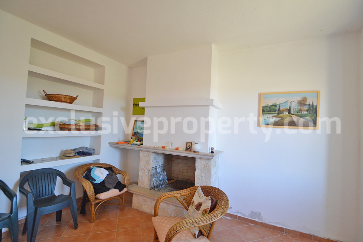 Country house for sale in Italy in Molise with sea view and land