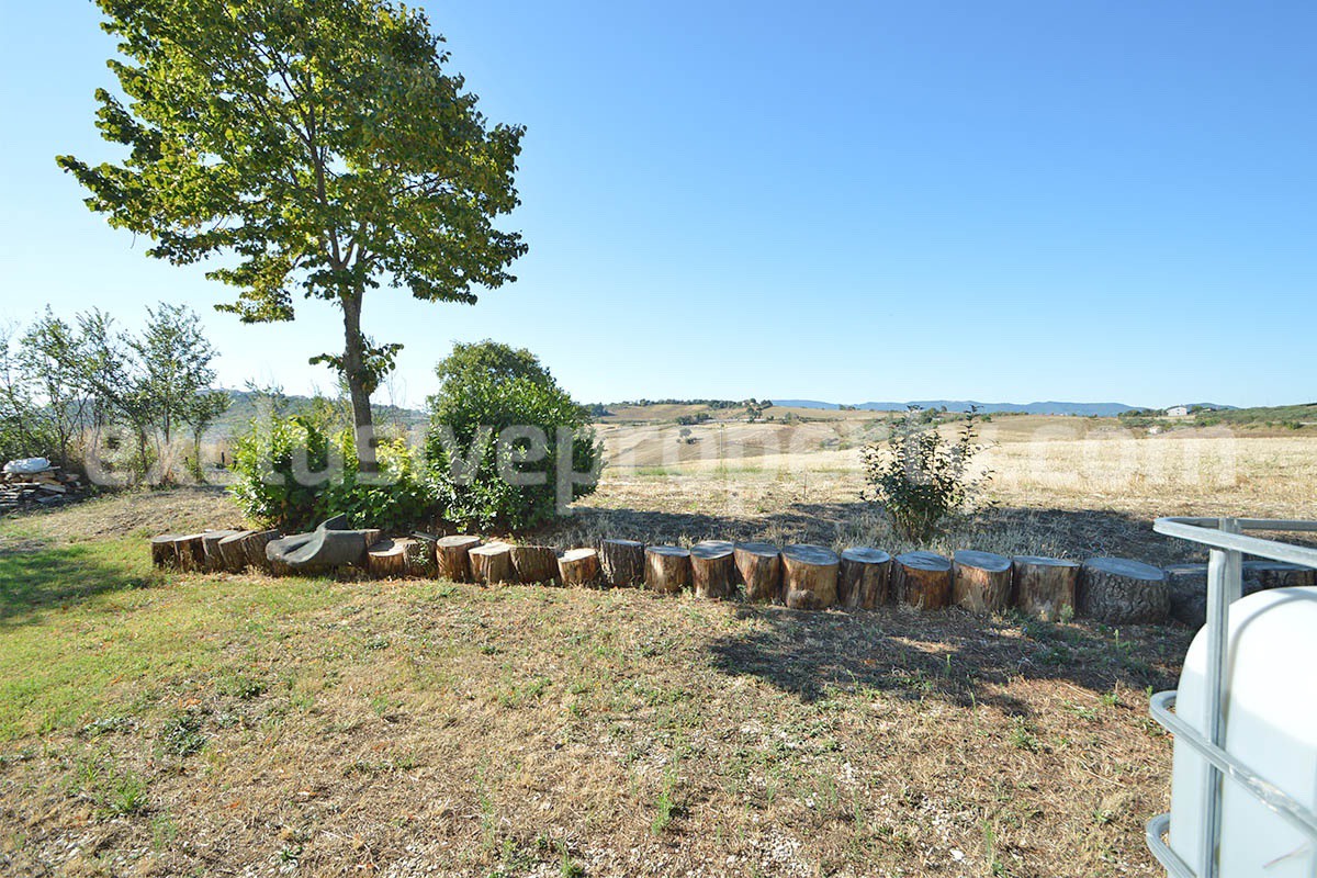 Country house for sale in Italy in Molise with sea view and land