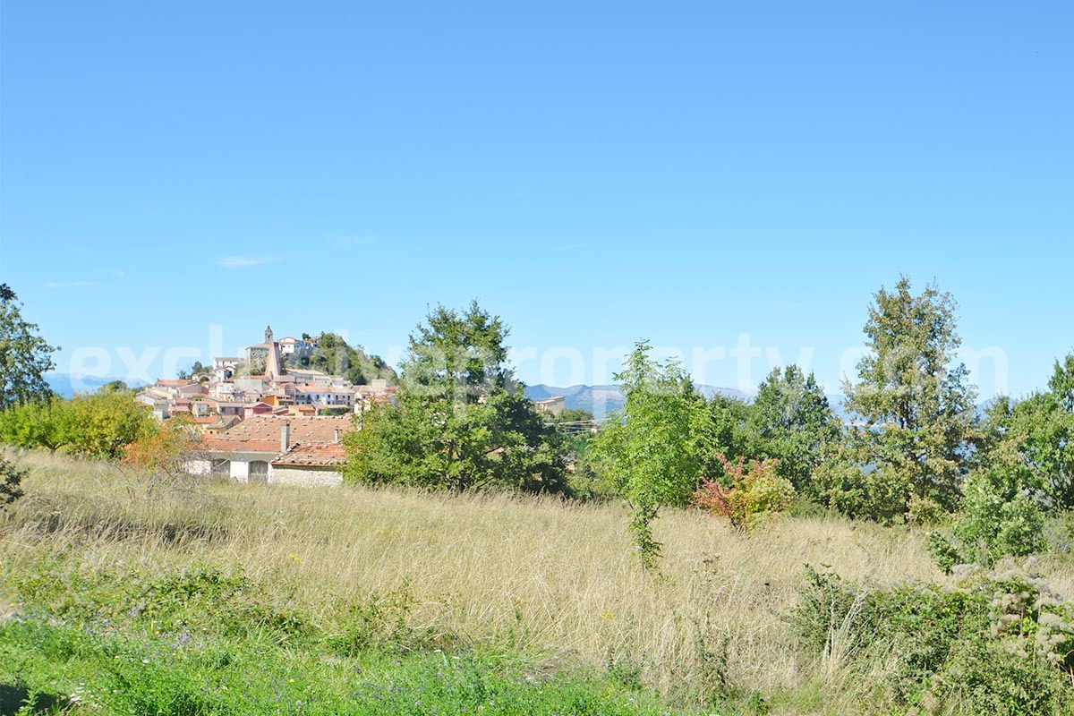 Wooden Country House for Sale in Italy - Furnished Villa with Land and Panoramic Views