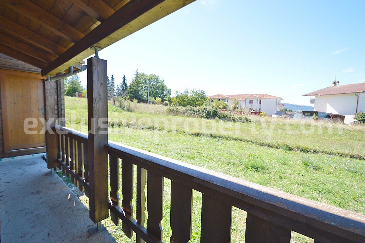 Wooden Country House for Sale in Italy - Furnished Villa with Land and Panoramic Views