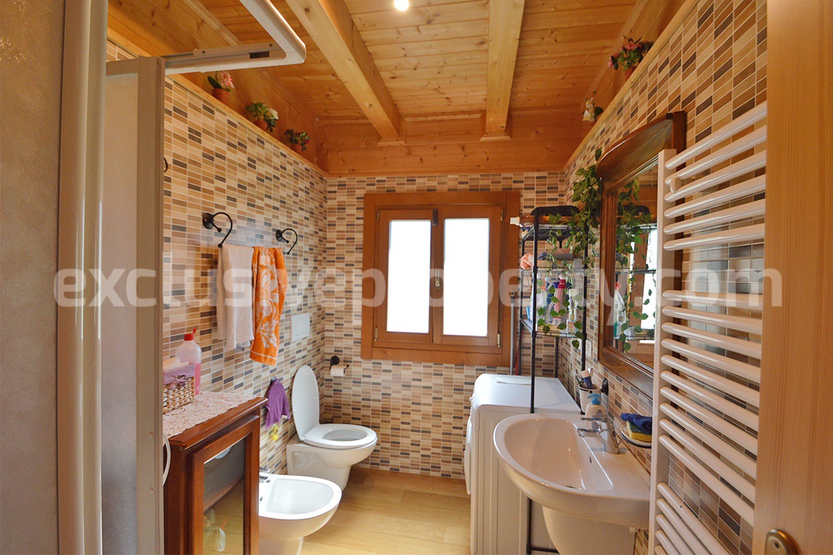 Wooden Country House for Sale in Italy - Furnished Villa with Land and Panoramic Views