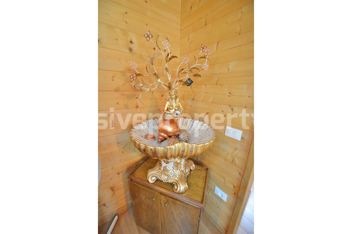 Wooden Country House for Sale in Italy - Furnished Villa with Land and Panoramic Views