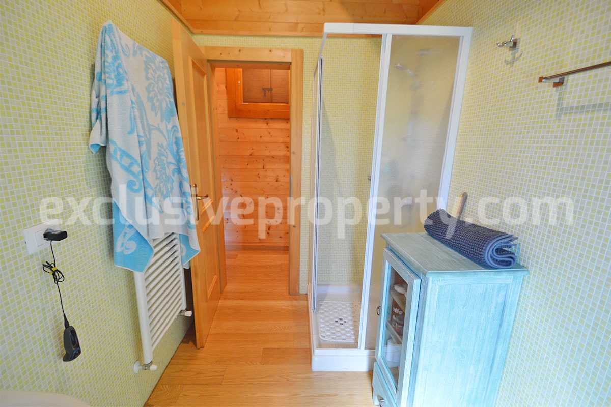 Wooden Country House for Sale in Italy - Furnished Villa with Land and Panoramic Views