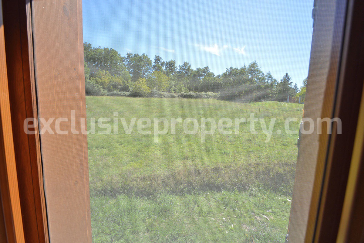 Wooden Country House for Sale in Italy - Furnished Villa with Land and Panoramic Views