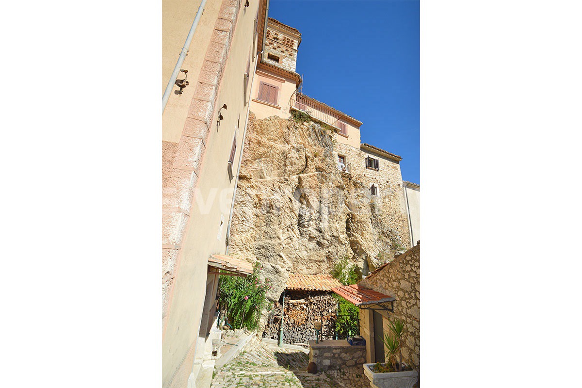 Historic Palace for Sale in Italy - Bagnoli del Trigno - Molise - Enormous Panoramic Terrace and Unique Rock Garden