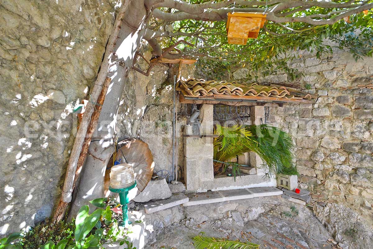 Historic Palace for Sale in Italy - Bagnoli del Trigno - Molise - Enormous Panoramic Terrace and Unique Rock Garden