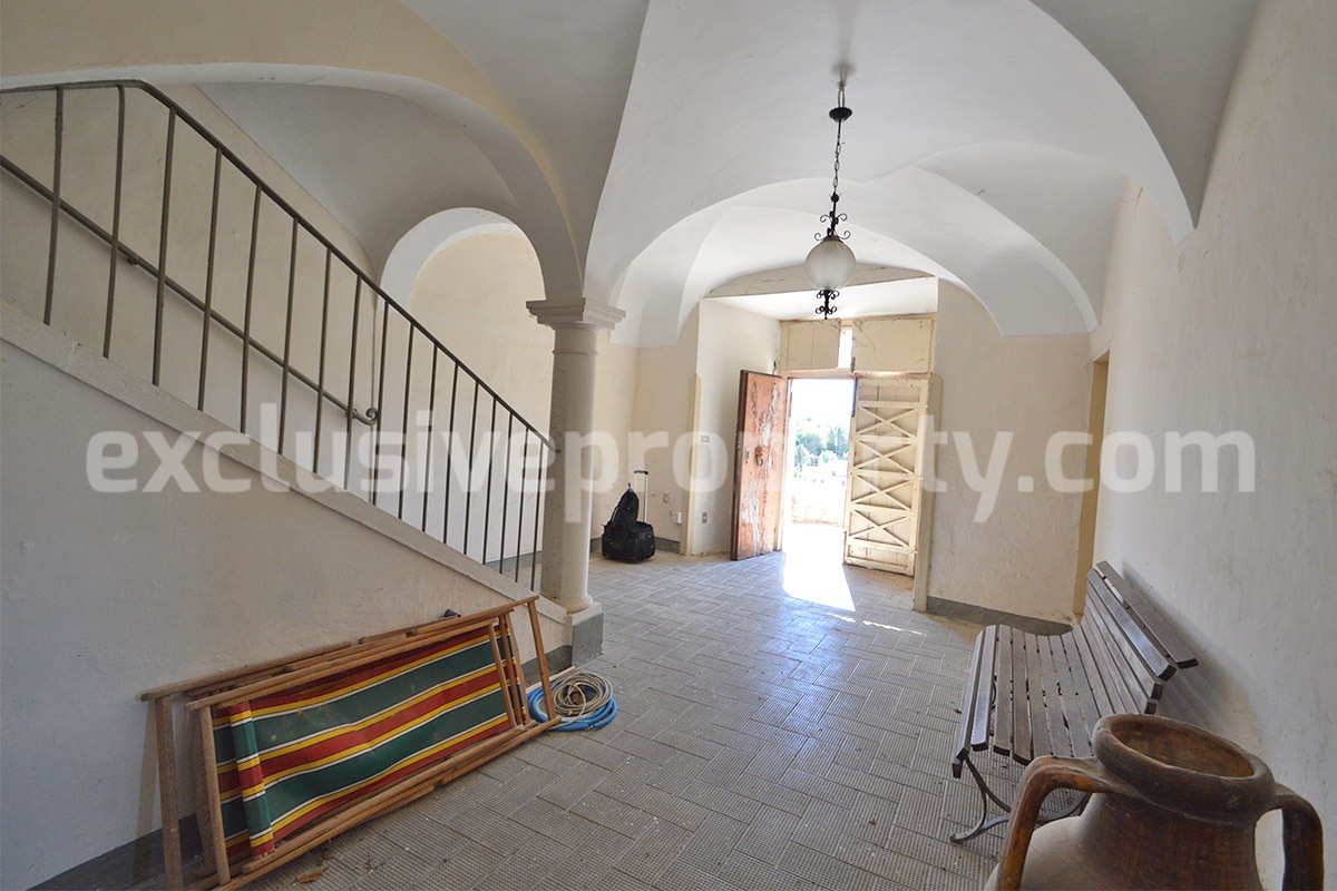 Historic Palace for Sale in Italy - Bagnoli del Trigno - Molise - Enormous Panoramic Terrace and Unique Rock Garden