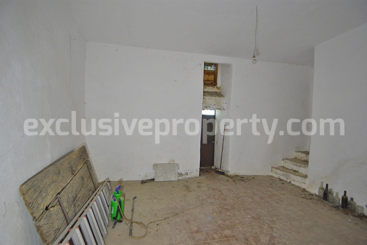 Historic Palace for Sale in Italy - Bagnoli del Trigno - Molise - Enormous Panoramic Terrace and Unique Rock Garden