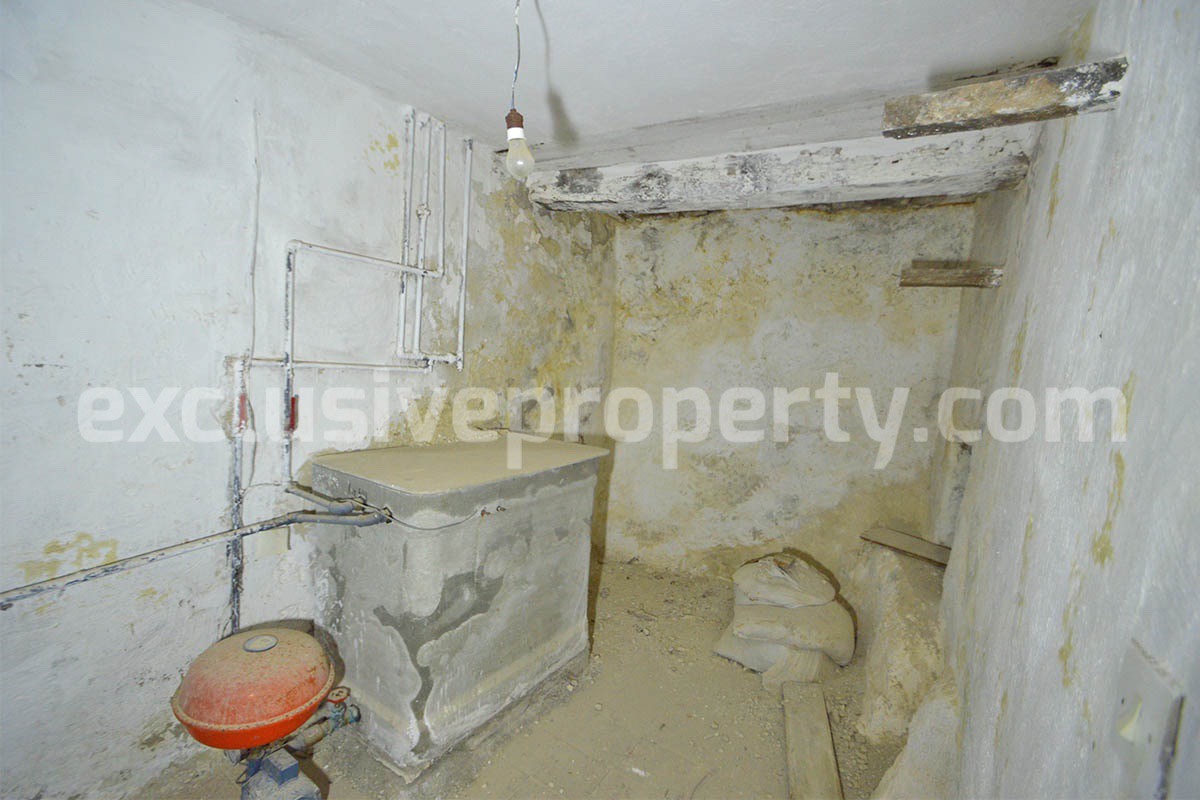 Historic Palace for Sale in Italy - Bagnoli del Trigno - Molise - Enormous Panoramic Terrace and Unique Rock Garden