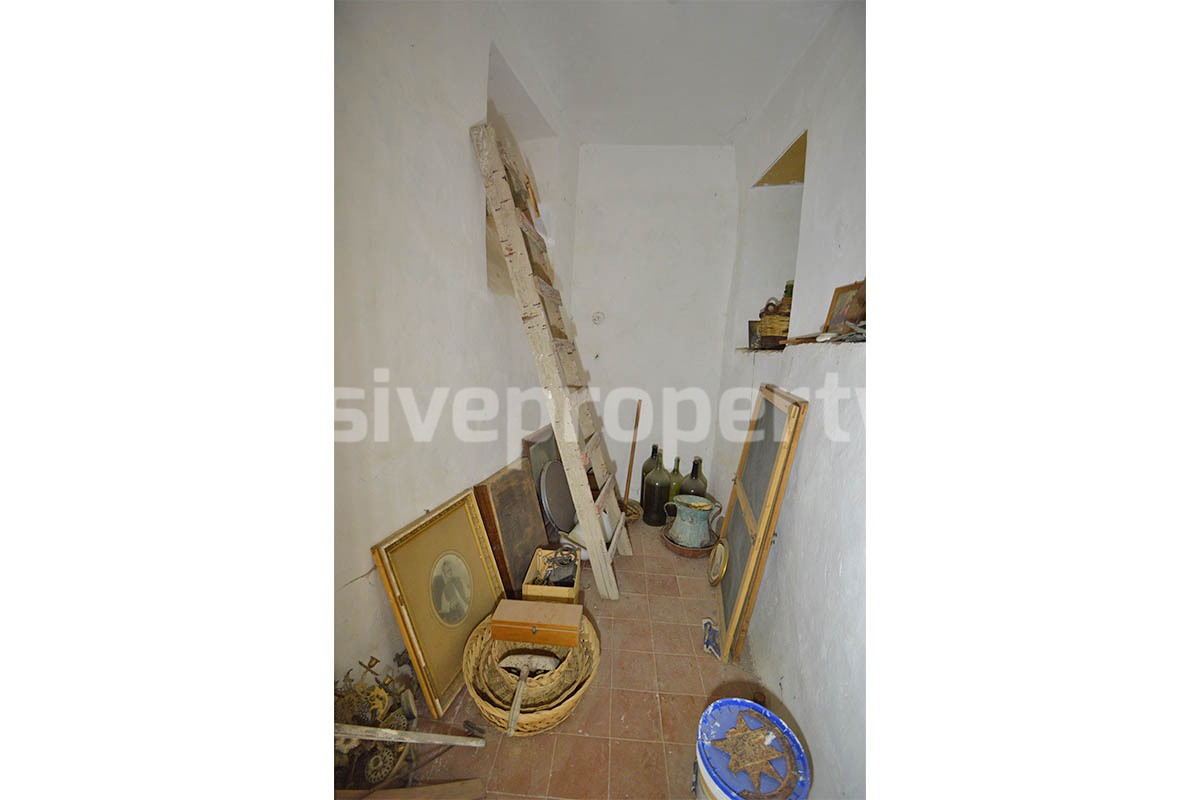Historic Palace for Sale in Italy - Bagnoli del Trigno - Molise - Enormous Panoramic Terrace and Unique Rock Garden