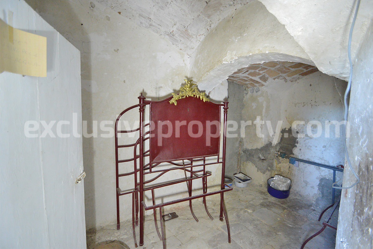 Historic Palace for Sale in Italy - Bagnoli del Trigno - Molise - Enormous Panoramic Terrace and Unique Rock Garden