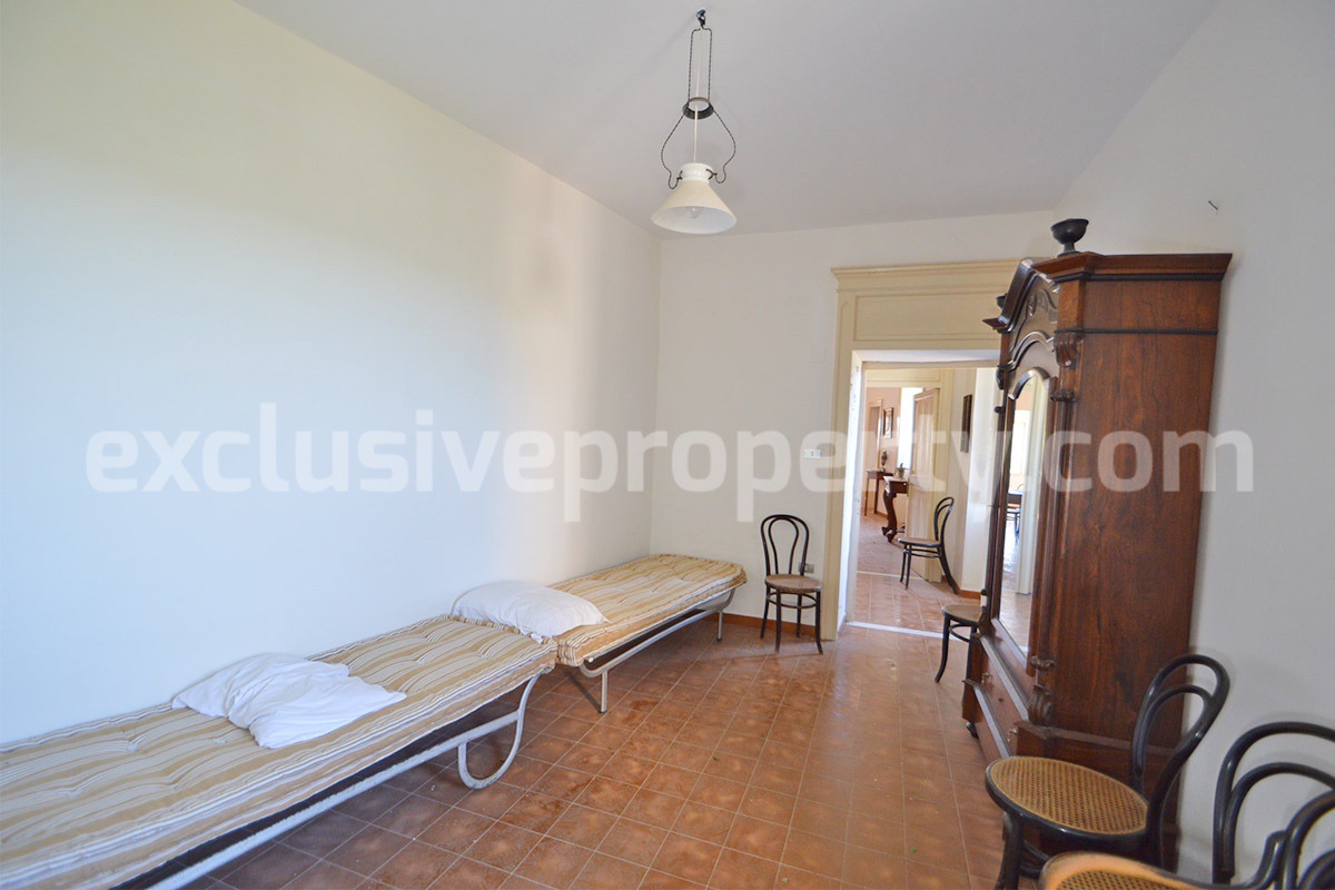 Historic Palace for Sale in Italy - Bagnoli del Trigno - Molise - Enormous Panoramic Terrace and Unique Rock Garden