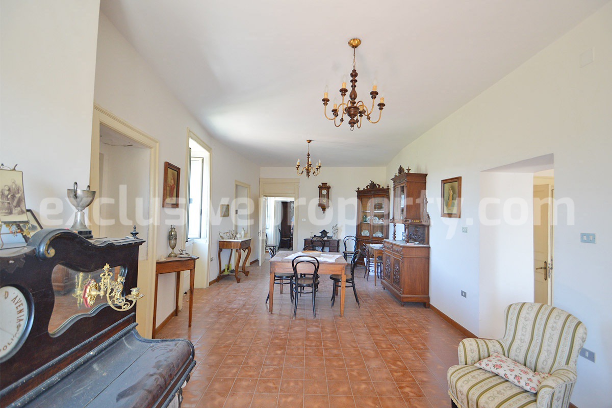 Historic Palace for Sale in Italy - Bagnoli del Trigno - Molise - Enormous Panoramic Terrace and Unique Rock Garden