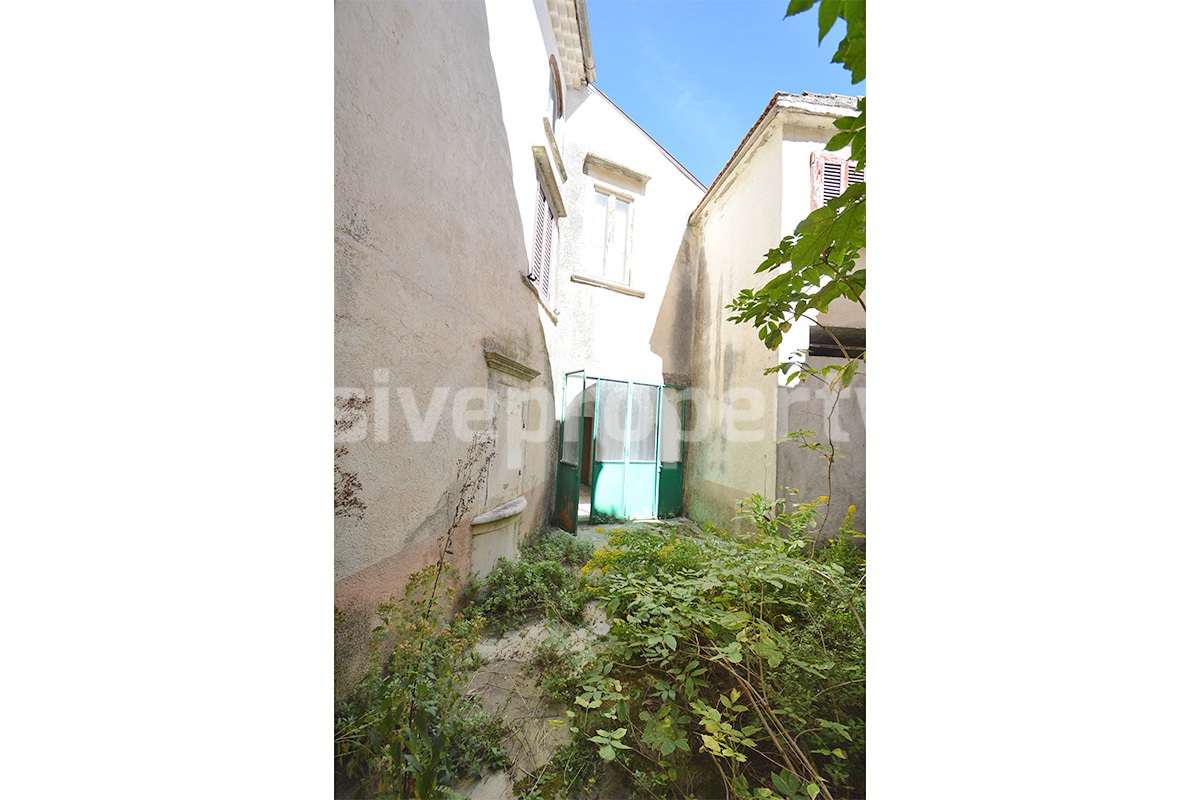 Historic Palace for Sale in Italy - Bagnoli del Trigno - Molise - Enormous Panoramic Terrace and Unique Rock Garden