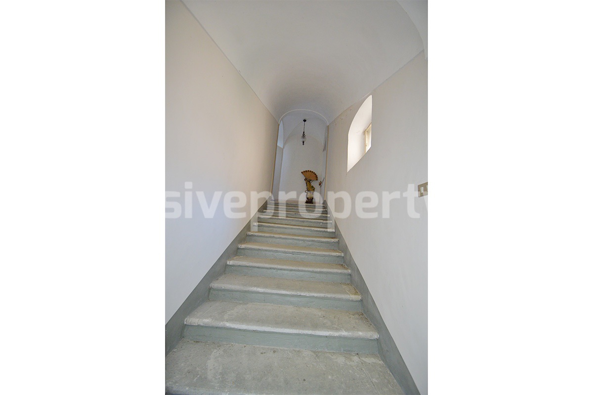 Historic Palace for Sale in Italy - Bagnoli del Trigno - Molise - Enormous Panoramic Terrace and Unique Rock Garden