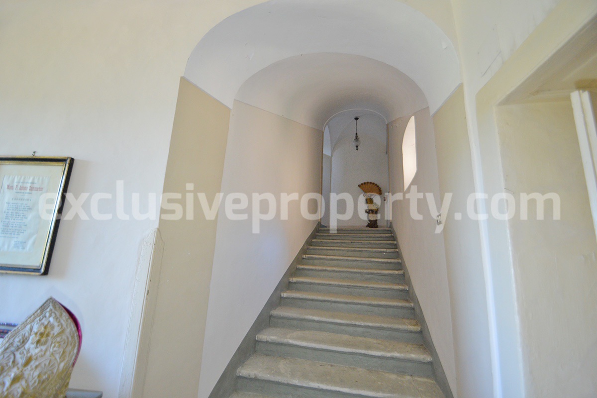 Historic Palace for Sale in Italy - Bagnoli del Trigno - Molise - Enormous Panoramic Terrace and Unique Rock Garden