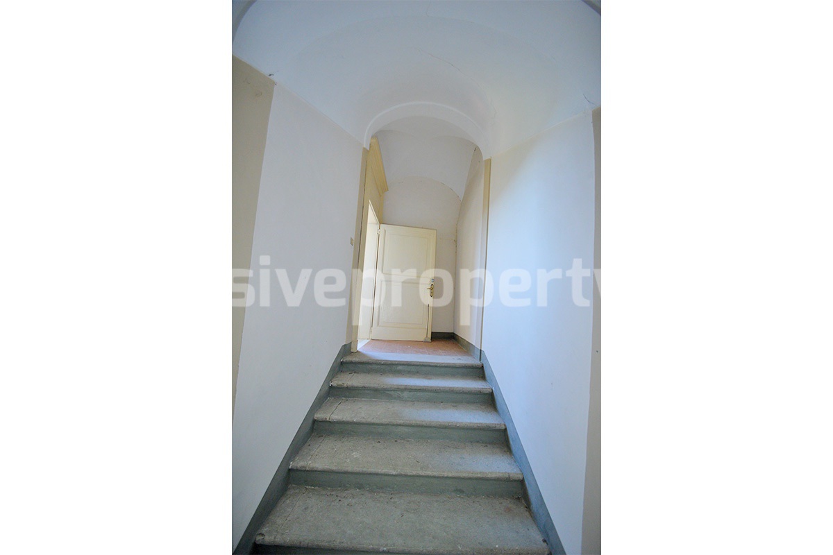 Historic Palace for Sale in Italy - Bagnoli del Trigno - Molise - Enormous Panoramic Terrace and Unique Rock Garden