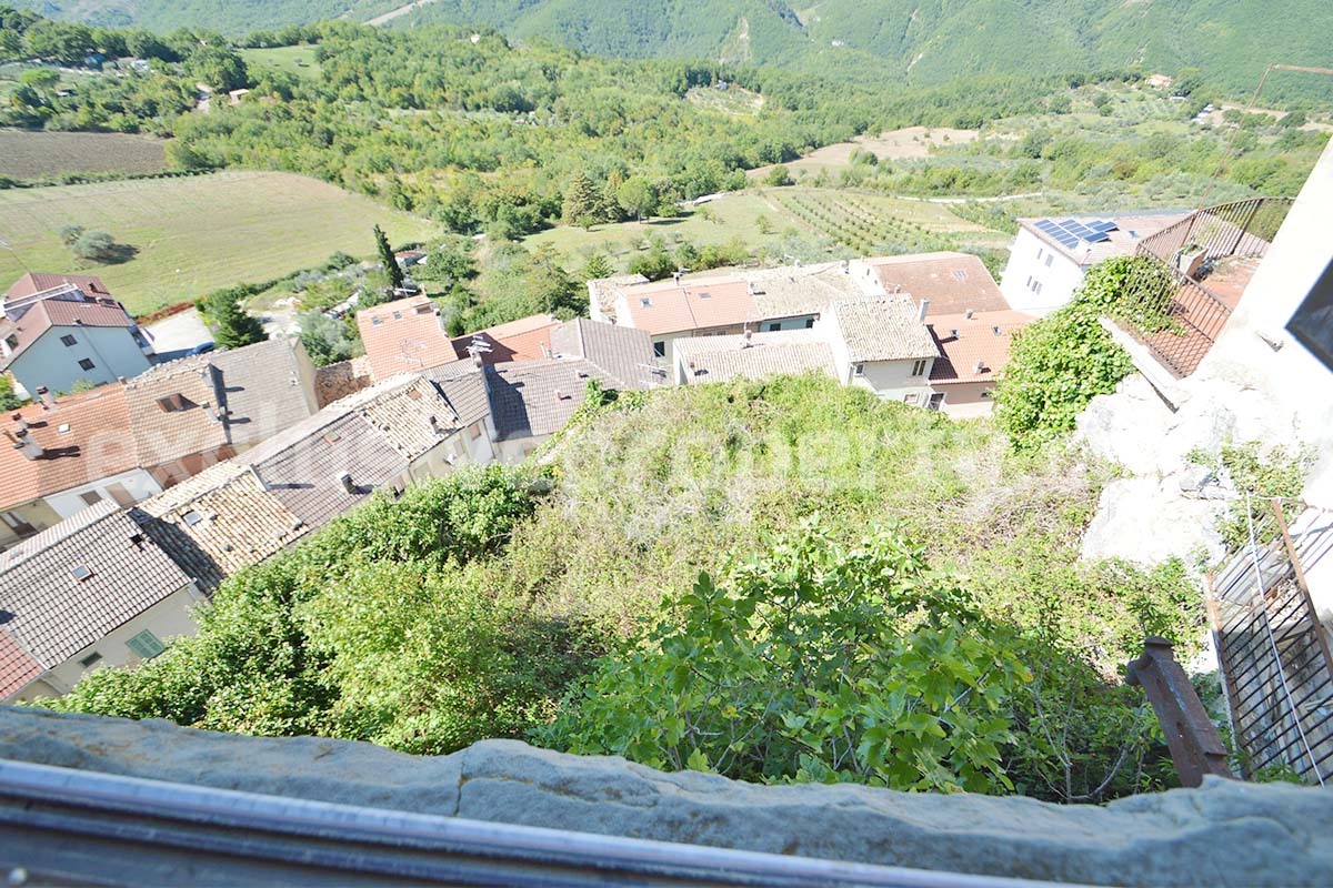 Historic Palace for Sale in Italy - Bagnoli del Trigno - Molise - Enormous Panoramic Terrace and Unique Rock Garden