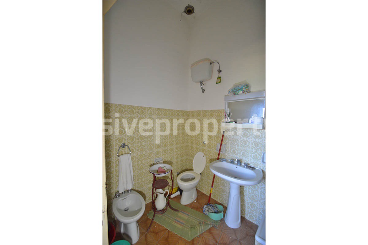 Historic Palace for Sale in Italy - Bagnoli del Trigno - Molise - Enormous Panoramic Terrace and Unique Rock Garden